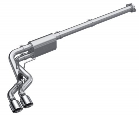 MBRP 2021 Ford F-150 2.7L EcoBoost / 3.5L EcoBoost / 5.0L 3in Cat Back Single Side Exit Alum thumbnail 3