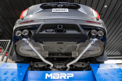 MBRP 20-21 Ford Explorer ST 3.0L EcoBoost Dual Rear Exit Axle Back w/ Quad Carbon Fiber Tips - T304 thumbnail 2