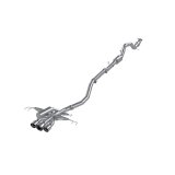 MBRP 17-22 Honda Civic Type R 2.0L T304 Stainless Steel 3.0in Cat-Back w/Triple Center Outlet thumbnail 1
