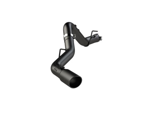 MBRP 2020+ GMC/Chevy 2500/3500 6.6L Duramax 4in Mand Bent Tubing Pro-Ser Cat Back Single Side - Blk thumbnail 1