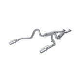 MBRP 99-04 Ford Mustang GT/Mach 1 2.5in Dual Split Rear AL Catback Exhaust w/ 3.5in Dual Wall Tips thumbnail 1
