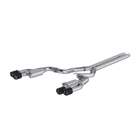 MBRP 18-22 Ford Mustang GT 5L T304 SS 3in Cat-Back Dual Rear w/4in Quad Carbon Fiber Tips (Race) thumbnail 1