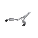 MBRP 15-17 Ford Mustang GT 5L(Coupe) 3in Catback Dual Split Rear w/ 4.5in Carbon Fiber Tips (Street) thumbnail 1