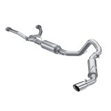MBRP 2022 Toyota Tundra 3.5L Dual Cat-back 4in Single Side Exit Dual Wall Angle Cut Tip - T304 thumbnail 1
