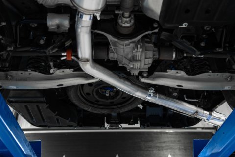 MBRP 2022+ Ford Maverick T304 4in OD Tip Single Side Exit 3in Cat Back Exhaust thumbnail 4