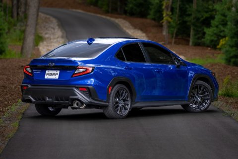 MBRP 2022 Subaru WRX 2.4L 3in Cat Back 5in OD w/ Carbon Fiber Tips - T304 thumbnail 4