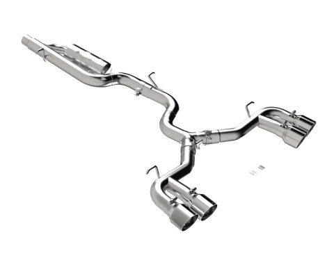 MBRP 2022 Volkswagen Golf R MK8 3in Cat-Back Quad Split Rear Valve Delete Exhaust thumbnail 1