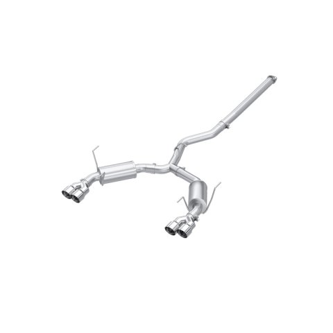 MBRP 2022+ Subaru WRX 3in Cat-Back Dual Split Rear Quad Tips Street Profile Exhaust thumbnail 1