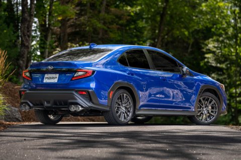 MBRP 2022+ Subaru WRX 3in Cat-Back Dual Split Rear Quad Tips Street Profile Exhaust thumbnail 3