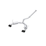 MBRP 2022+ Subaru WRX 3in Cat-Back Dual Split Rear Quad Carbon Fiber Tips Street Profile Exhaust thumbnail 1
