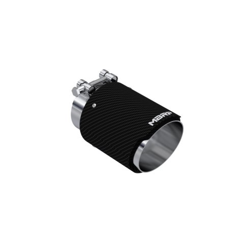 MBRP Universal Carbon Fiber Tip 3in ID / 4in OD Out / 6.13in Length Angle Cut Dual Wall thumbnail 1