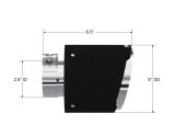 MBRP Universal Carbon Fiber Tip 2.5in ID / 5in OD Out / 6.5in Length Angle Cut Dual Wall thumbnail 3