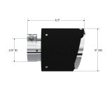 MBRP Universal Carbon Fiber Tip 2.5in ID / 5in OD Out / 6.5in Length Angle Cut Dual Wall thumbnail 5
