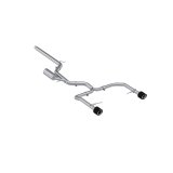 MBRP 2022 VW Jetta GLI 2.0 TSI 3in Cat Back T304 SS 2.5in Dual Split Rear w/ Carbon Fiber Tips thumbnail 1