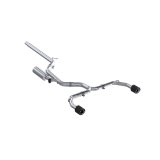 MBRP 2022 VW Golf GTI MK8 T304 SS 3in Cat-Back Exhaust 2.5in Dual Split Rear w/ Carbon Fiber Tips thumbnail 2
