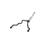 MBRP 22-23 Ford F150 T304 5in OD Black Tip Dual Rear Exit 3in Black Coated Cat Back Exhaust thumbnail 1