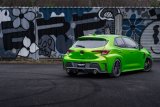 MBRP 2023 Toyota Corolla GR 1.6L T304 SS 3in Cat-Back Dual Split Rear w/ Carbon Fiber Tips thumbnail 3