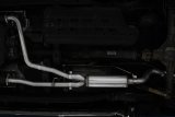 MBRP 22-23 Nissan Frontier 3.8L 3in Tip 3in Cat Back Turndown Exit Street Profile - Aluminized Steel thumbnail 3