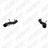 MBRP 2011-2014 Ford Mustang GT 3in Dual Axle Back Muffler Delete - Black thumbnail 1