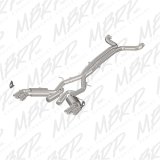 MBRP 2016+ Chevy Camaro SS 6.2L 3in Dual Cat-Back Quad Tip Exhaust Street Version w/ SS T409 Tips thumbnail 2