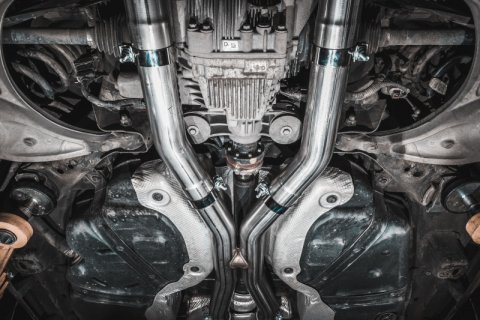 MBRP 18-23 Dodge Durango SRT 6.4L Armor Pro T304 SS 3in Cat Back Exhaust Dual Rear Exit w/ CF Tips thumbnail 3