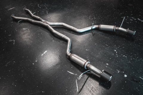 MBRP 18-23 Dodge Durango SRT 6.4L Armor Pro T304 SS 3in Cat Back Exhaust Dual Rear Exit w/ CF Tips thumbnail 5