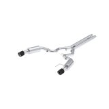 MBRP 2024 Ford Mustang GT S650, 5.0L 3inCat-Back Dual Split Rear with Carbon Fiber Tips (Street) thumbnail 1
