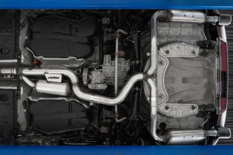 MBRP 17-19 VW Golf SportWagen/Alltrack 1.8T T304SS 3in Cat-Back 2.5in Dual Split Rear w/ SS Tips thumbnail 3