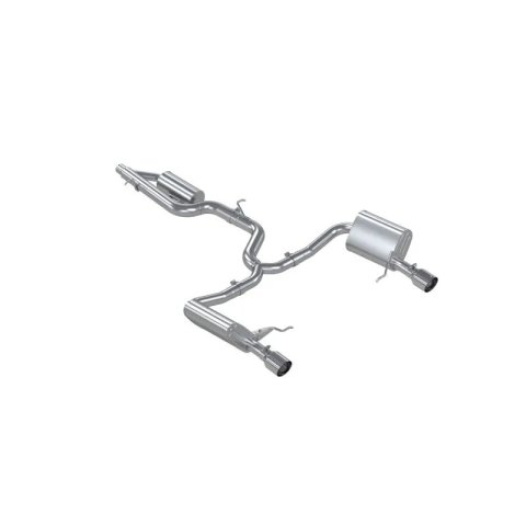 MBRP 17-19 VW Golf SportWagen/Alltrack 1.8T T304SS 3in Cat-Back 2.5in Dual Split Rear w/ SS Tips thumbnail 8