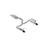 MBRP 17-19 VW Golf SportWagen/Alltrack 1.8T T304SS 3in Cat-Back 2.5in Dual Split Rear w/ CF Tips thumbnail 1