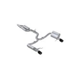 MBRP 17-19 VW Golf SportWagen/Alltrack 1.8T T304SS 3in Cat-Back 2.5in Dual Split Rear w/ CF Tips thumbnail 2