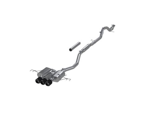 MBRP 23-24 Honda Civic Type R 2.0L T304 SS 3in Cat-Back Exhaust Triple Center Outlet w/ Carbon Tips thumbnail 1