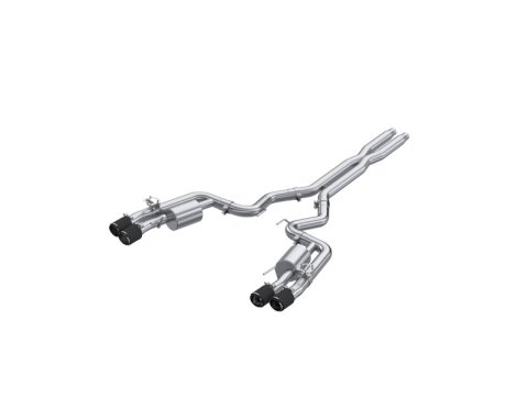 MBRP 2024+ For Mustang GT (S650) 3in Cat-Back Quad Tip - 4in Carbon Fiber Tips thumbnail 8
