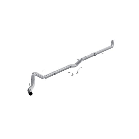 MBRP 01-04 Chevrolet/GMC Silverado/Sierra 2500/3500 6.6L 4in Downpipe-Back Exhaust Single Side Exit thumbnail 2
