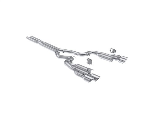 MBRP 2024+ Ford Mustang 5.0L T304 SS 3in Cat-Back Dual Split Exhaust w/ Quad Tips (Valve Delete) thumbnail 1