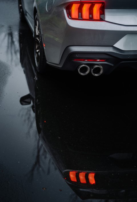 MBRP 2024+ Ford Mustang 5.0L T304 SS 3in Cat-Back Dual Split Exhaust w/ Quad Tips (Valve Delete) thumbnail 3
