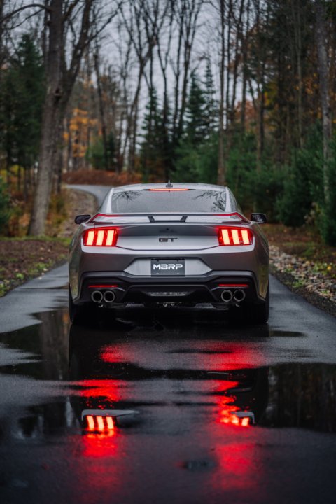 MBRP 2024+ Ford Mustang 5.0L T304 SS 3in Cat-Back Dual Split Exhaust w/ Quad Tips (Valve Delete) thumbnail 4