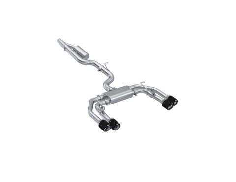 MBRP 2022+ Audi S3 3in Cat Back w/ Quad Carbon Fiber Tips- T304 thumbnail 1