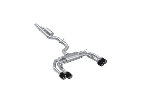 MBRP 2022+ Audi S3 3in Cat Back w/ Quad Carbon Fiber Tips- T304 thumbnail 2