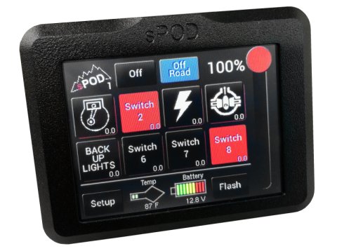 sPOD 8 Circuit Systems Add-On Touchscreen thumbnail 2