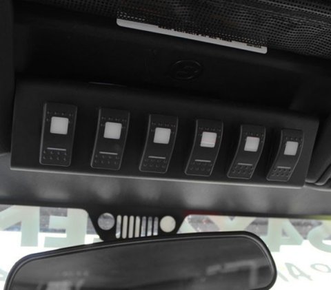 sPOD 09-18 Jeep Wrangler JK SourceLT w/Blue LED Switch Panel thumbnail 3