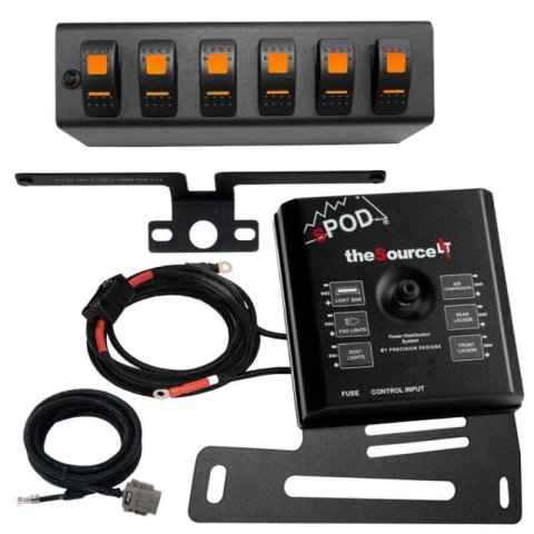 sPOD 07-08 Jeep Wrangler JK SourceLT w/Amber LED Switch Panel thumbnail 1