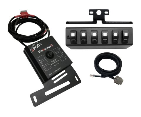 sPOD 07-08 Jeep Wrangler JK SourceLT w/Amber LED Switch Panel thumbnail 2