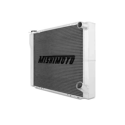 Mishimoto Universal Dual Pass Race Radiator 27x19x3 Inches Aluminum Radiator thumbnail 4