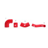 Mishimoto Mitsubishi Lancer Evolution 7/8/9 Red Upper Intercooler Pipe Kit thumbnail 6