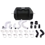 Mishimoto 2011-2014 Ford F-150 EcoBoost Black Intercooler w/ Polished Pipes thumbnail 1