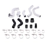 Mishimoto 2011-2014 Ford F-150 EcoBoost Black Intercooler w/ Polished Pipes thumbnail 5