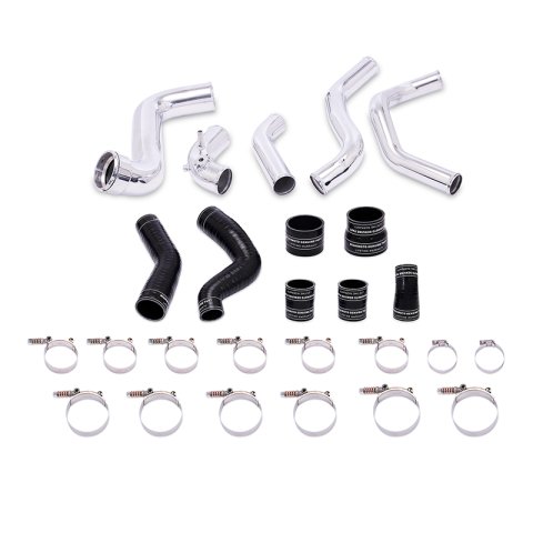 Mishimoto 2011-2014 Ford F-150 EcoBoost Silver Intercooler w/ Polished Pipes thumbnail 5