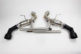 Mishimoto 2016+ Chevrolet Camaro SS Dual-Tip Pro Axle-Back Exhaust w/ Black Tips thumbnail 1