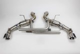 Mishimoto 2016+ Chevrolet Camaro SS Dual-Tip Pro Axle Back Exhaust w/ Polished Tips thumbnail 2